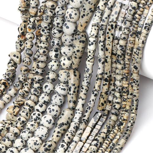 Natural Dalmatian Beads, DIY & different styles for choice, Sold By Strand