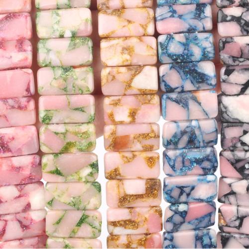 Rosa Opal Perle, Rechteck, DIY, keine, 20x10x6mm, 5PCs/Menge, verkauft von Menge