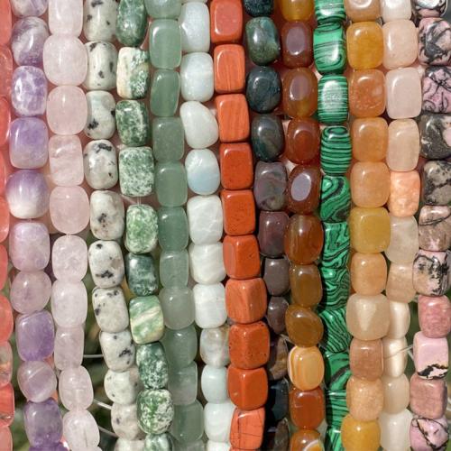 Edelstein Perle, Rechteck, DIY & verschiedenen Materialien für die Wahl, 8x12mm, ca. 32PCs/Strang, verkauft von Strang