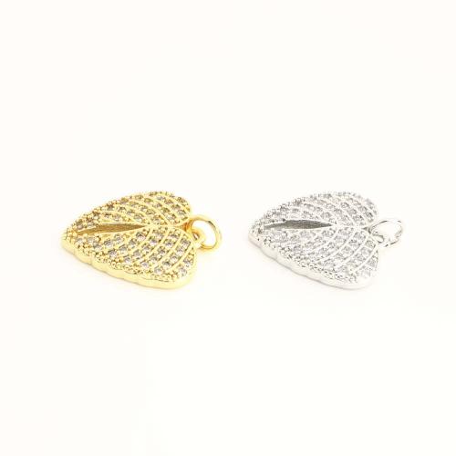 Цирконий Micro Pave латунь подвеска, Латунь, Сердце, DIY & инкрустированное микро кубического циркония & отверстие, Много цветов для выбора, продается PC