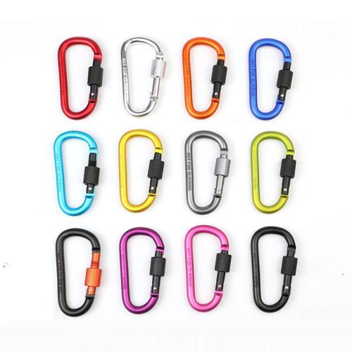 Aluminum Alloy Clasp, hardwearing, more colors for choice, 41x77mm, Sold By PC