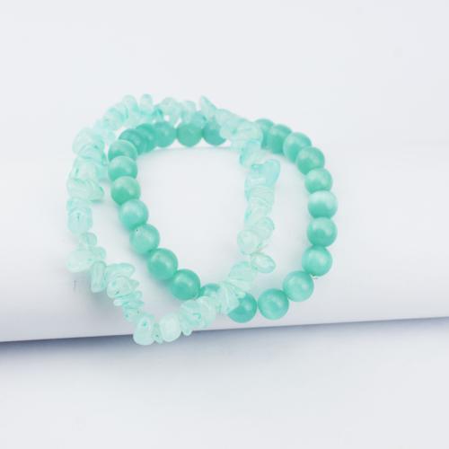 Naturstein Armband-Set, poliert, unisex & verschiedene Größen vorhanden, beads length 8mm, verkauft von setzen