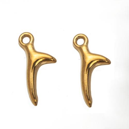 Edelstahl Schmuck Anhänger, 304 Edelstahl, DIY, keine, 5.72x2.09x13.08mm, verkauft von PC