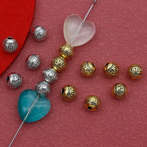 Tibetan Style Jewelry Beads, plated, DIY, more colors for choice, 6x5.50mm, 200PCs/Bag, Sold By Bag