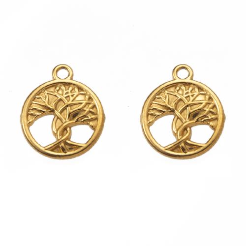 Stainless Steel Pendants, 304 Stainless Steel, Round, DIY & hollow, more colors for choice, 12.38x2.67x14.55mm, Sold By PC