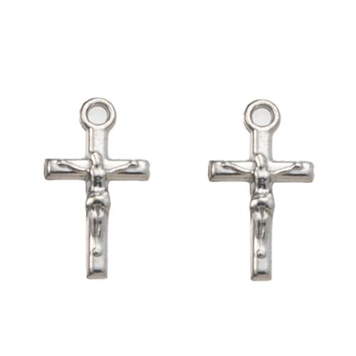 Stainless Steel Cross Pendants, 304 Stainless Steel, DIY, more colors for choice, 8.44x2.10x14.92mm, Sold By PC