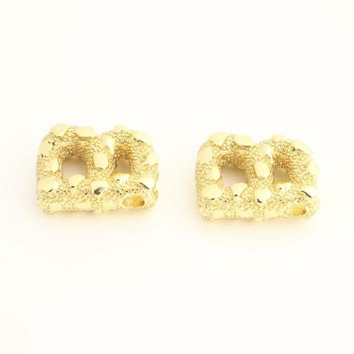 Brass Jewelry Beads, Letter B, DIY, golden, Sold By PC
