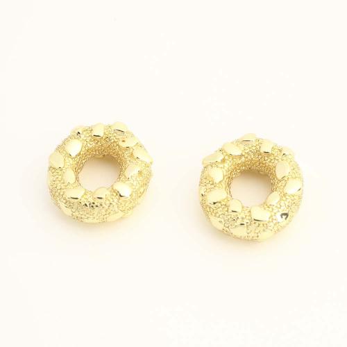 Brass Jewelry Beads, Letter O, DIY, golden, Sold By PC