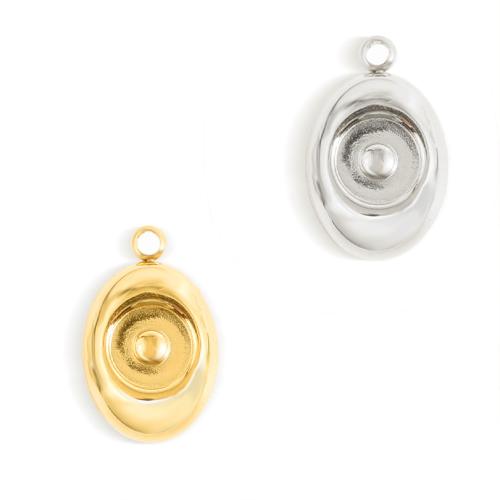 Stainless Steel Pendant Setting, 304 Stainless Steel, Teardrop, plated, DIY, more colors for choice, 10PCs/Bag, Sold By Bag