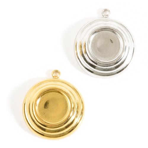 Stainless Steel Pendant Setting, 304 Stainless Steel, plated, DIY, more colors for choice, 10PCs/Bag, Sold By Bag