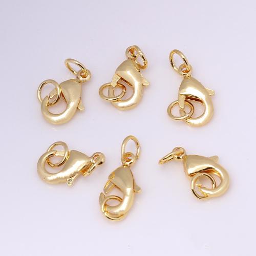 Brass Lobster Clasp, plated, DIY & different size for choice, more colors for choice, Sold By PC