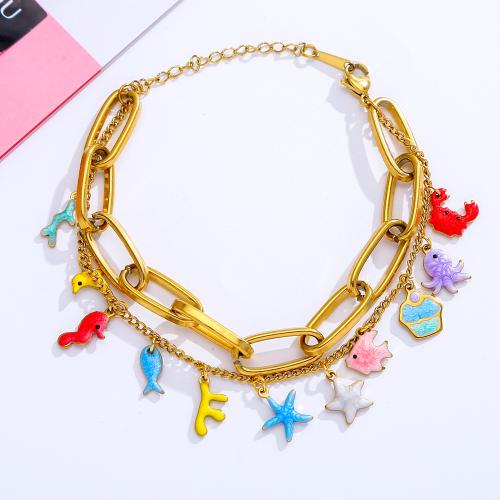Stainless Steel Pendants, 304 Stainless Steel, gold color plated, DIY & enamel, more colors for choice, 20PCs/Bag, Sold By Bag