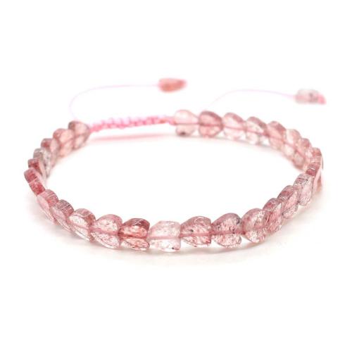 Gemstone Bracelets, with Knot Cord, handmade, fashion jewelry & different materials for choice & Unisex, Length:11 Inch, Sold By PC