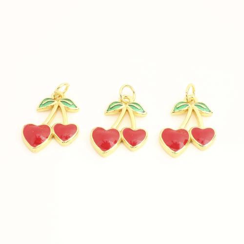 Brass Jewelry Pendants, DIY & enamel, golden, Sold By PC