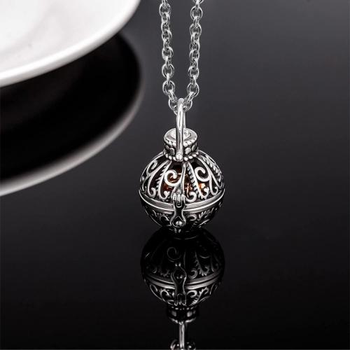 304 Stainless Steel Cinerary Casket Pendant, polished, Unisex & with rhinestone & hollow, more colors for choice, Sold By PC