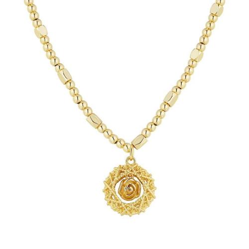 Brass Necklace, with 5cm extender chain, plated, fashion jewelry & for woman, Length:Approx 40 cm, Sold By PC