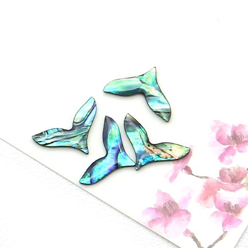 Shell Cabochons, Abalone Shell, DIY & enamel, mixed colors, 9x14mm, Sold By PC
