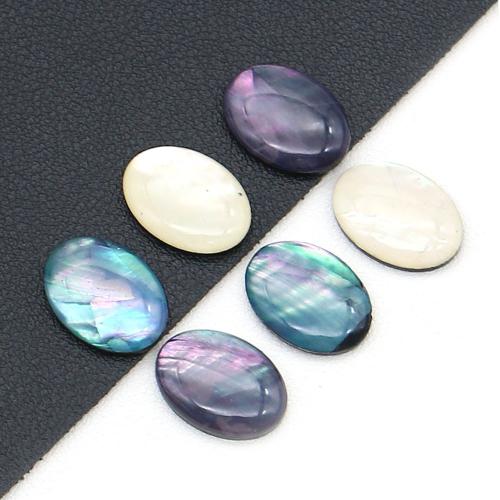 Shell Cabochons, Abalone Shell, with Resin, DIY, more colors for choice, Sold By PC