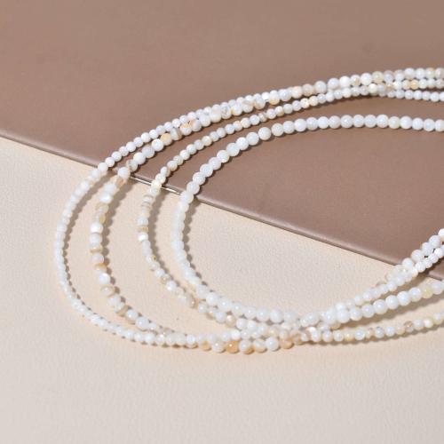 Natural Freshwater Shell Beads, Round, DIY, more colors for choice, 2.50x3mm, Sold By Strand
