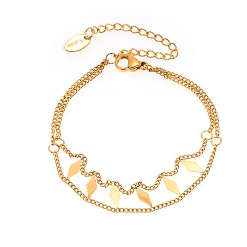 Fashion Stainless Steel Jewelry Sets, 304 Stainless Steel, plated, Double Layer & different styles for choice & for woman, more colors for choice, Sold By PC