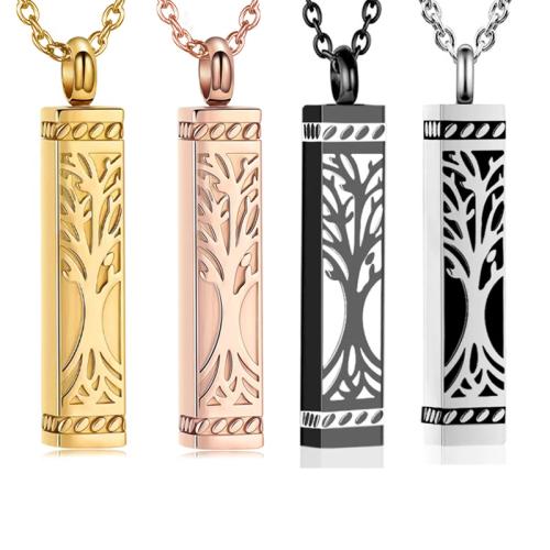 Acier inoxydable 304 Pendentif cercueil cinéraires, rectangle, poli, peut s’ouvrir et mettre dans quelque chose & bijoux de mode & unisexe, plus de couleurs à choisir, Vendu par PC