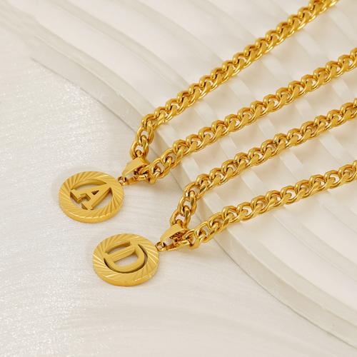Stainless Steel Jewelry Necklace, 304 Stainless Steel, 18K gold plated, different designs for choice & for woman & hollow, Sold By PC