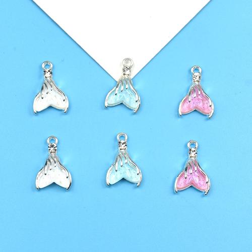 Tibetan Style Enamel Pendants, plated, DIY, more colors for choice, 100PCs/Bag, Sold By Bag