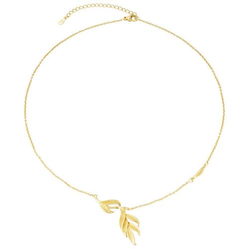 Brass Necklace, with 5cm extender chain, plated, fashion jewelry & for woman, Length:Approx 40 cm, Sold By PC
