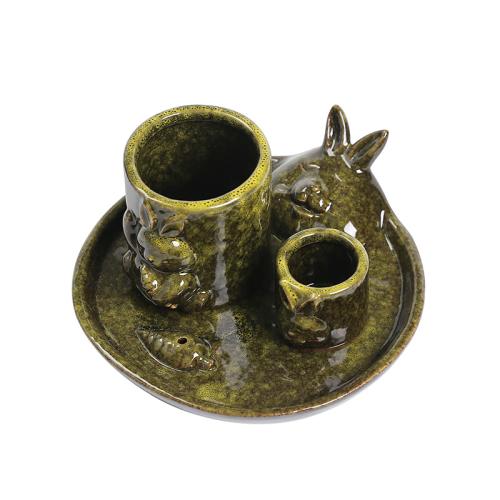 Porcelain Incense Seat, handmade, for home and office, more colors for choice, Sold By PC