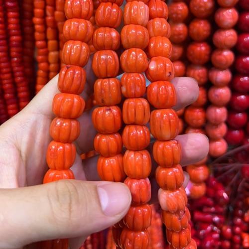 Natural Coral Beads, carved, red, 16x12x16mm, Hole:Approx 1.5mm, Sold By PC