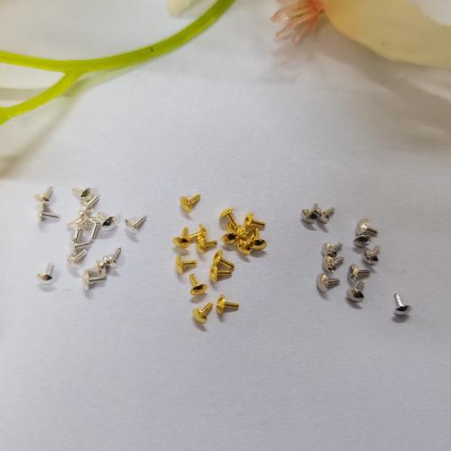 925 Sterling Silver Bead Cap, DIY, more colors for choice, Cap length 2.5mm, Needle size 07*3mm, Sold By PC