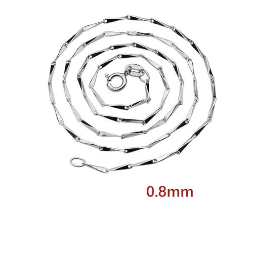 925 Sterling Silver Necklace Chain, DIY & different size for choice & different styles for choice, Sold By PC