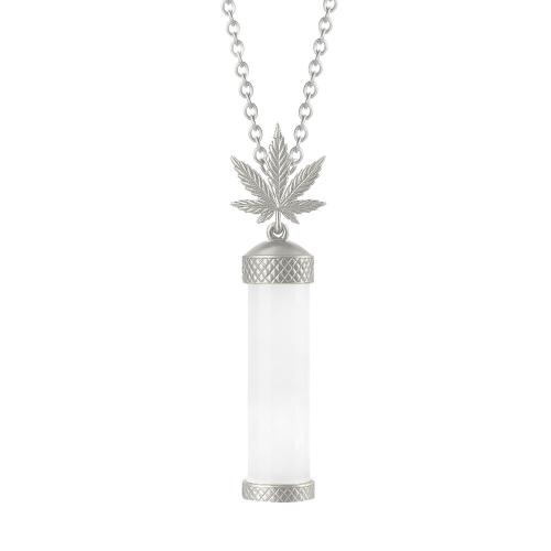 304 Stainless Steel Cinerary Casket Pendant, with Glass, plated, can open and put into something & fashion jewelry & Unisex, more colors for choice, Sold By PC
