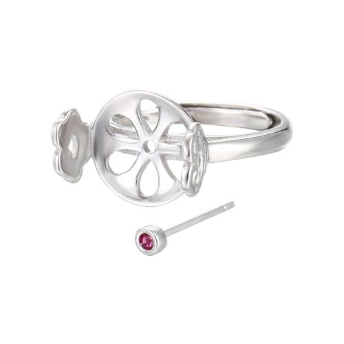 925 Sterling Silver Ring Bases, vintage & DIY & different styles for choice, Sold By PC