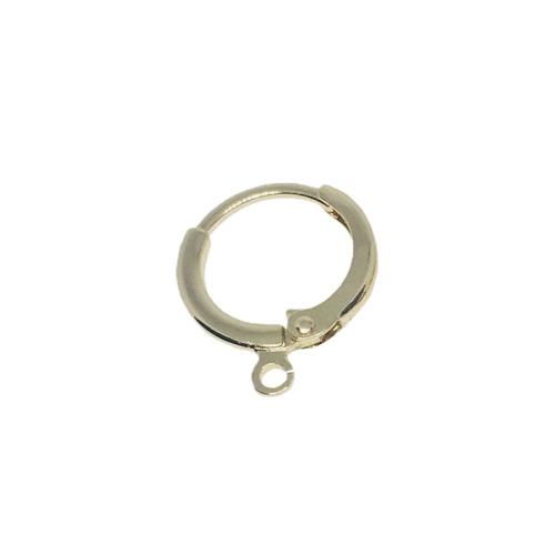Brass Hoop Earring Components, plated, DIY, more colors for choice, 10PCs/Bag, Sold By Bag