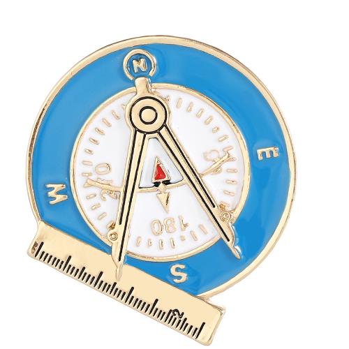 Enamel Brooch, Tibetan Style, Unisex, golden, Sold By PC