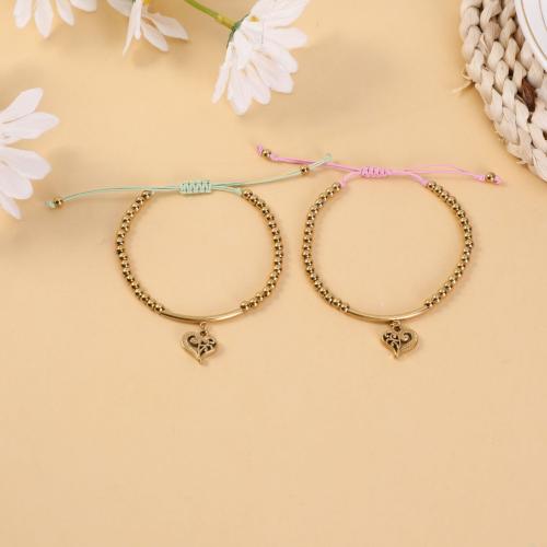 Edelstahl Schmuck Armband, 304 Edelstahl, goldfarben plattiert, Modeschmuck, keine, verkauft von PC