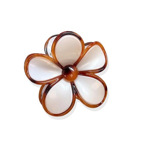 Hair Claw Clips, ABS Plastic, Flower, handmade, different size for choice & for woman, more colors for choice, Sold By PC