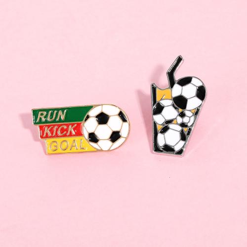 Enamel Brooch, Tibetan Style, Unisex & different styles for choice, original color, Sold By PC