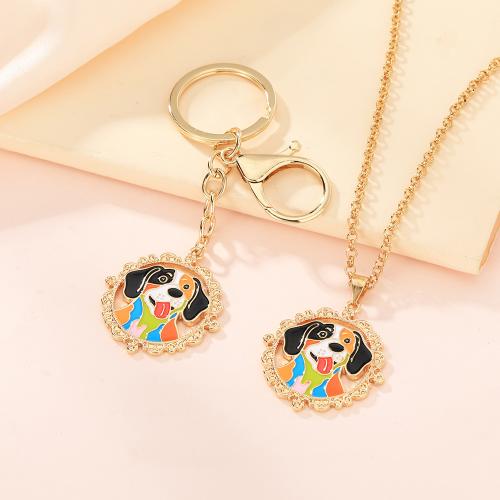 Tibetan Style Jewelry Necklace, plated, Unisex & different styles for choice & enamel, golden, Sold By PC
