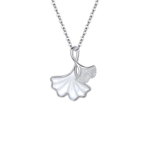 Collier en laiton, avec coquille, Placage, bijoux de mode, plus de couleurs à choisir, 40+5cm, Vendu par PC