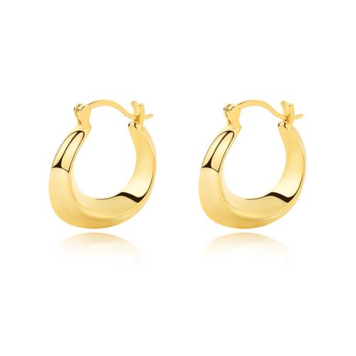 Brass Leverback Earring, plated, fashion jewelry, golden, 23x21mm, Sold By Pair
