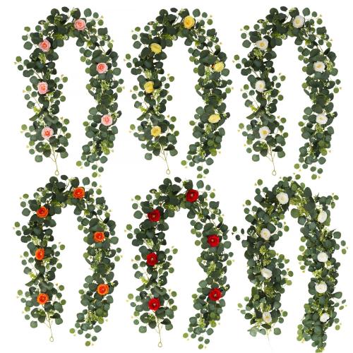 Plastic Artificial Plant, with Silk Flower, different styles for choice, Sold By PC