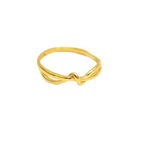 Titanium Steel Finger Ring, plated, different size for choice & for woman & hollow, golden, Sold By PC