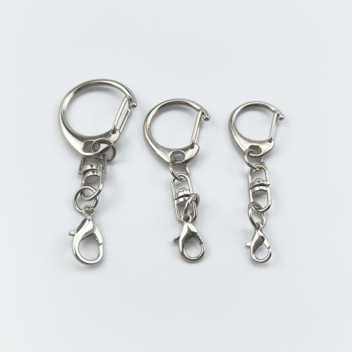 Tibetan Style Key Clasp, plated, DIY, more colors for choice, Sold By PC