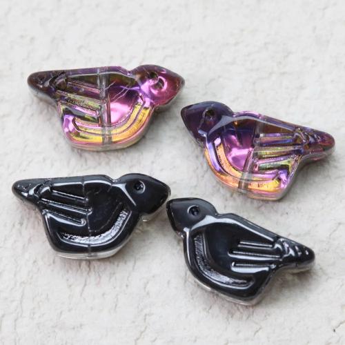 Animal Lampwork Beads, Bird, DIY, more colors for choice, 10x20mm, Sold By PC