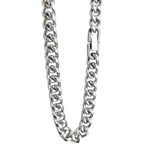Titanium Steel Chain, different length for choice & Unisex & different size for choice, original color, Sold By PC