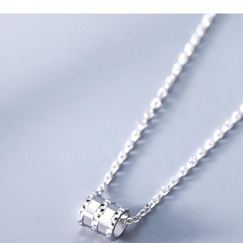 Brass Necklace, plated, fashion jewelry, rose gold color, nickel, lead & cadmium free, 41+6cm, Sold By PC