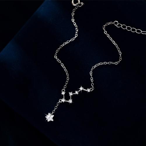 Brass Bracelet & Bangle, plated, fashion jewelry & with rhinestone, silver color, 10x8mm, Length:19 cm, Sold By PC
