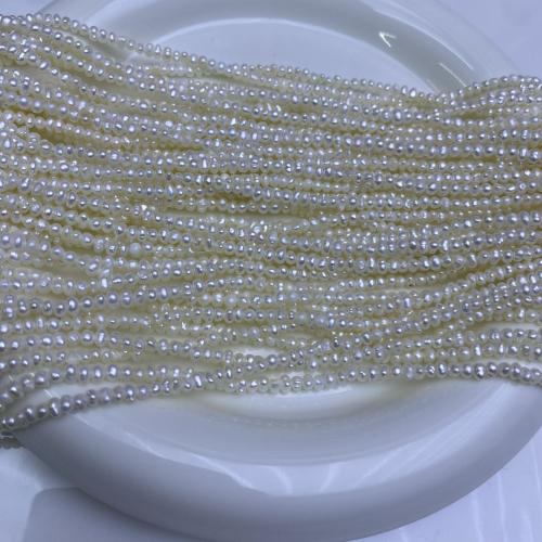 Natural Freshwater Pearl Loose Beads, irregular, DIY, more colors for choice, 2x3mm, Sold By Strand